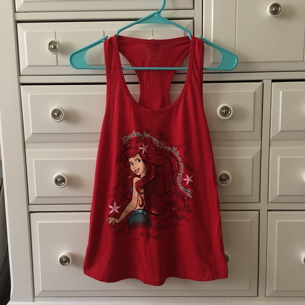 The Little Mermaid Racerback Tank Top